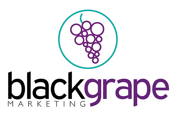 Logo for Black Grape Marketing for Samantha Larcombe